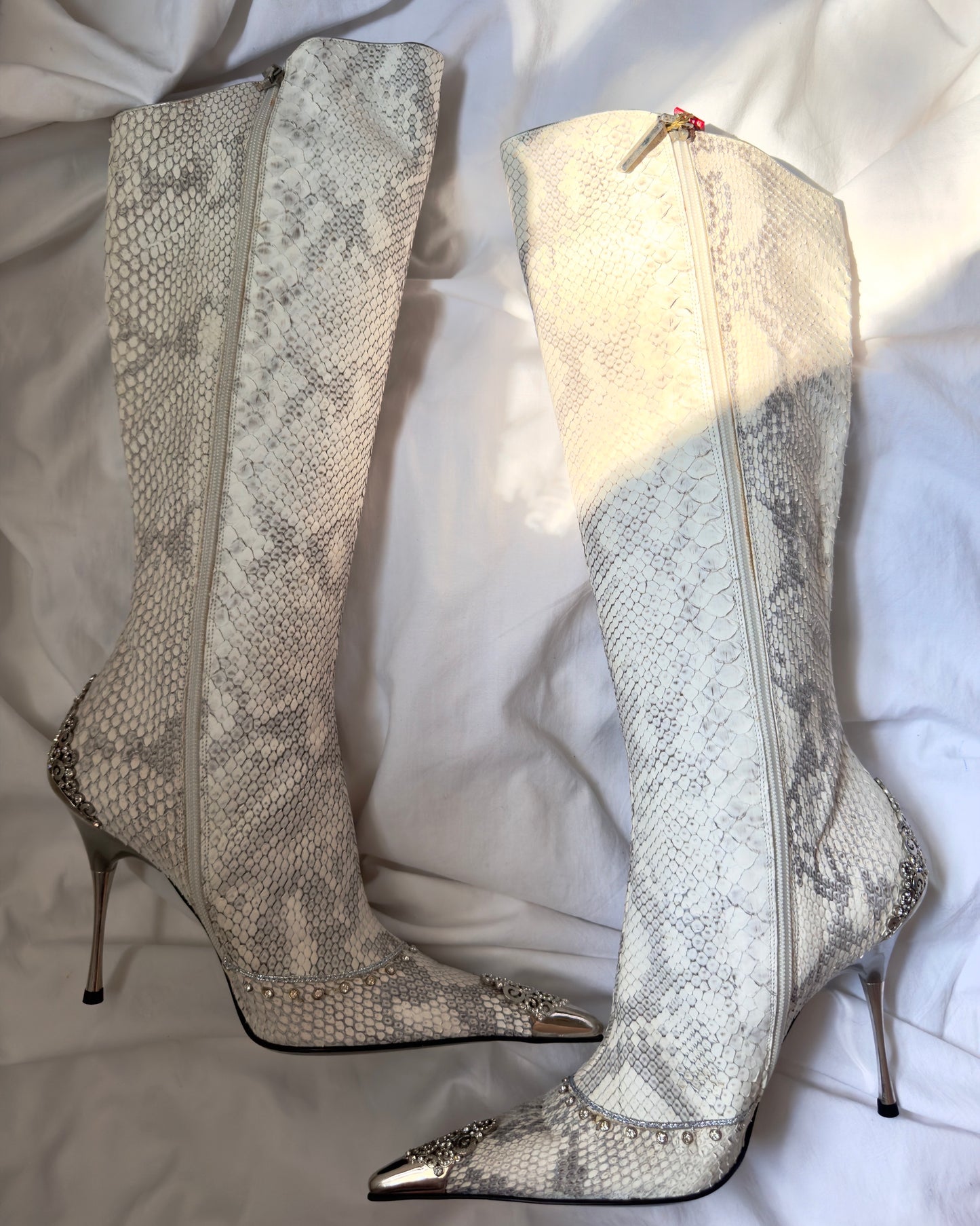 Hamlet Couture Italian Python Boots