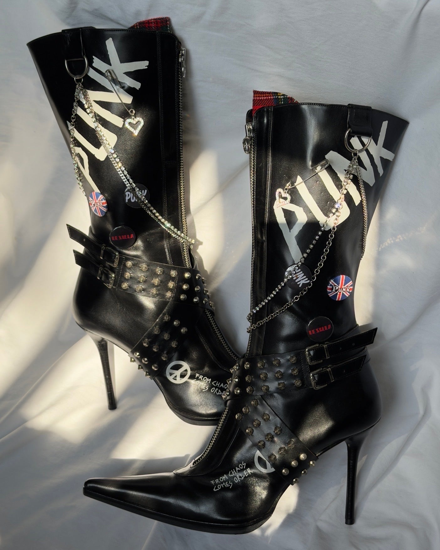 Le Silla Vintage Punk Boots — 40
