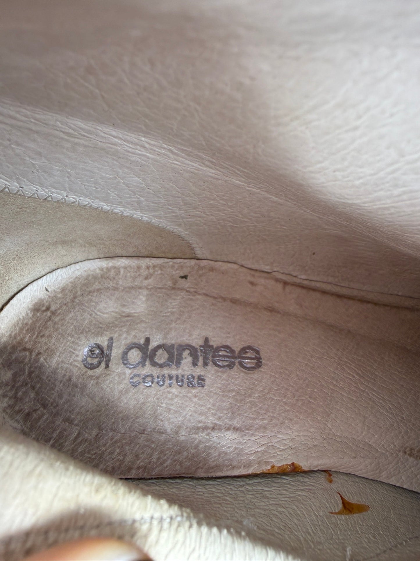 El Dante’s Couture Vintage Denim Boots — 38/39