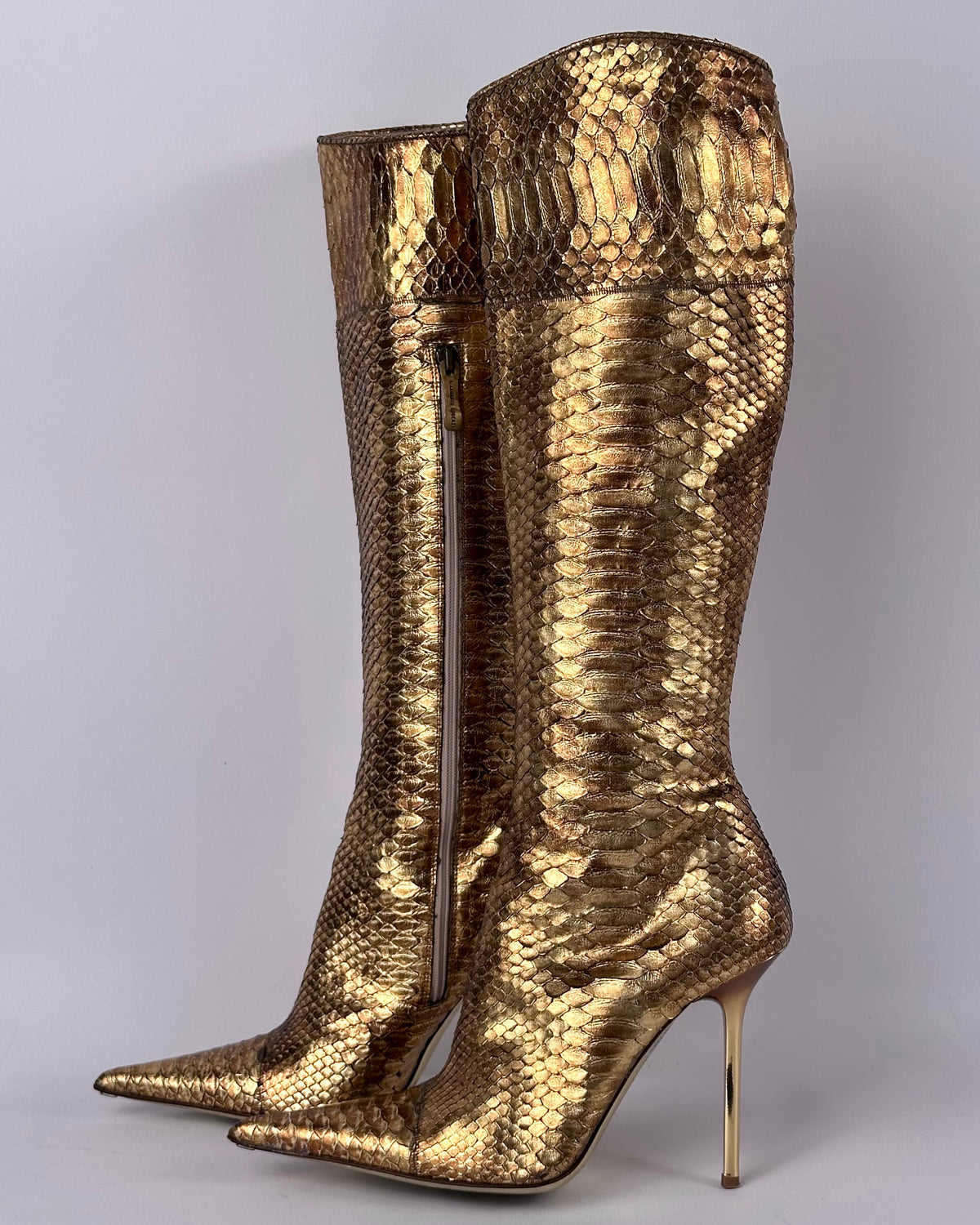 Gianmarco Lorenzi Vintage Leather Boots — 36