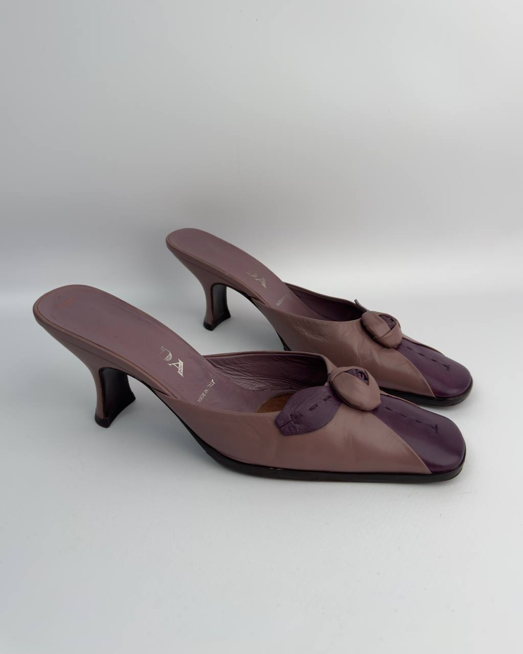 Prada Vintage Rose Kitten Heels — 38/38.5