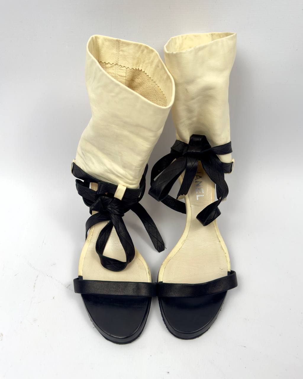 Chanel SS 2006 Runway Leather Heels — 38.5