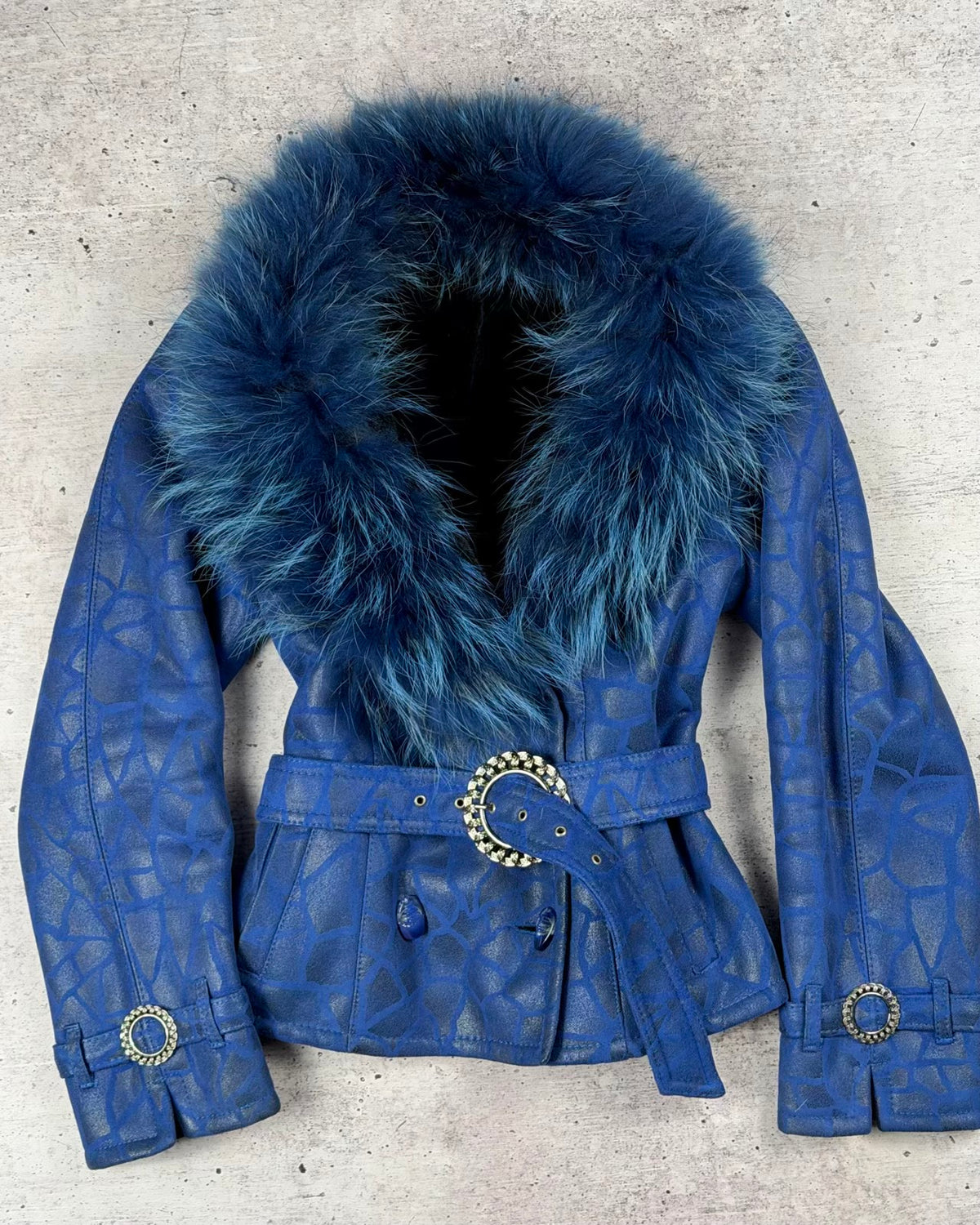 Vintage Faux Fur Shearling Jacket — S/M