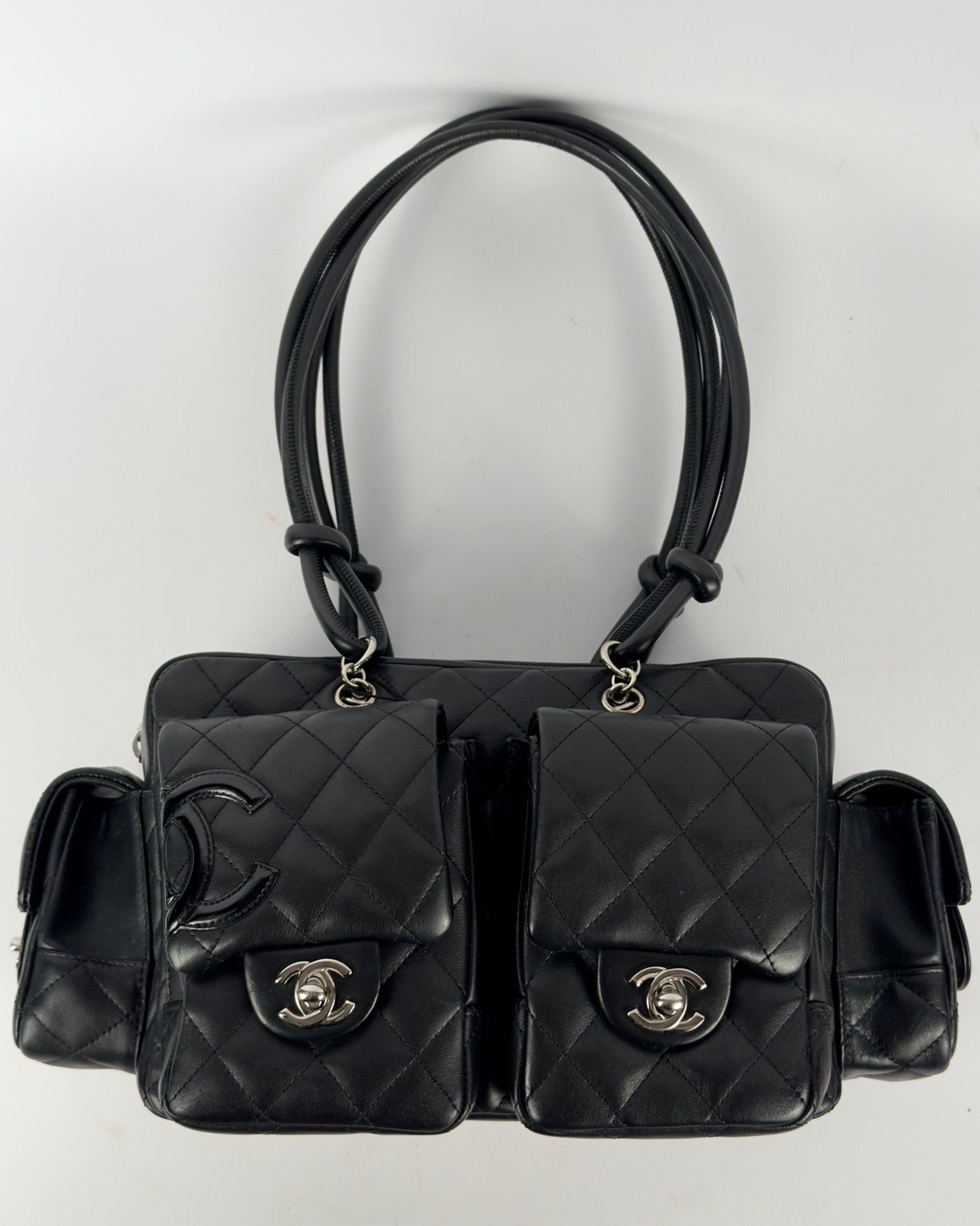 Chanel Cambon 2005 Multipocket Reporter Vintage Bag