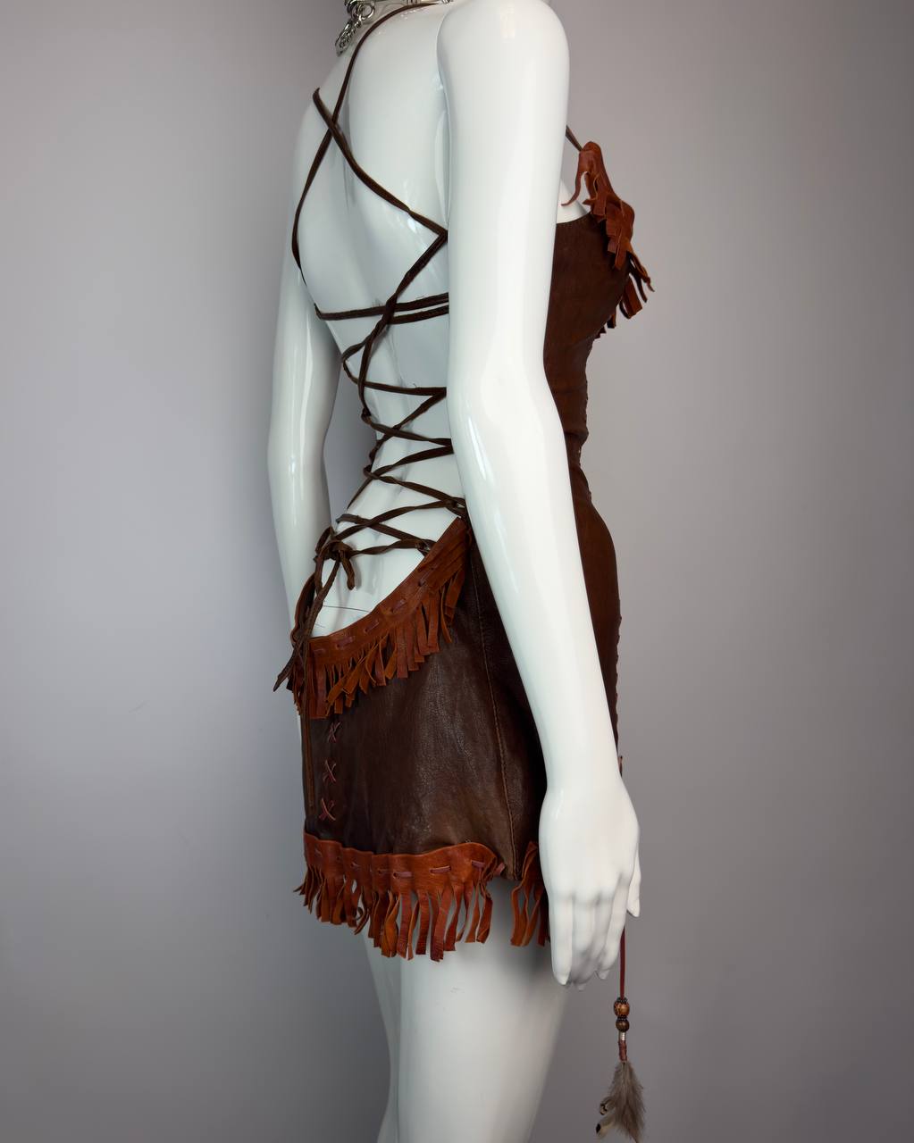 Dsquared2 S/S 2005 Runway Leather Dress