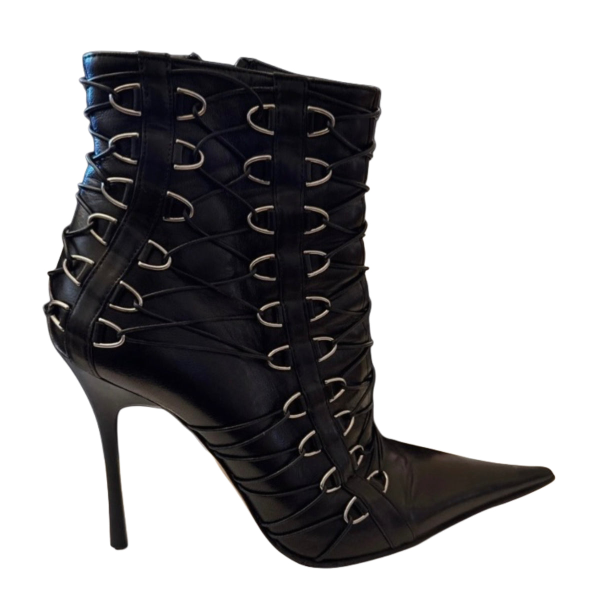 Gianmarco Lorenzi Corset Ankle Boots — 38