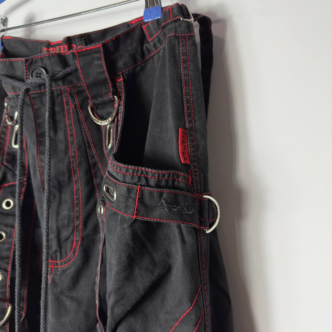 Vintage 1990s Tripp Nyc Daang Goodman Wide Leg Y2K Raver Pants