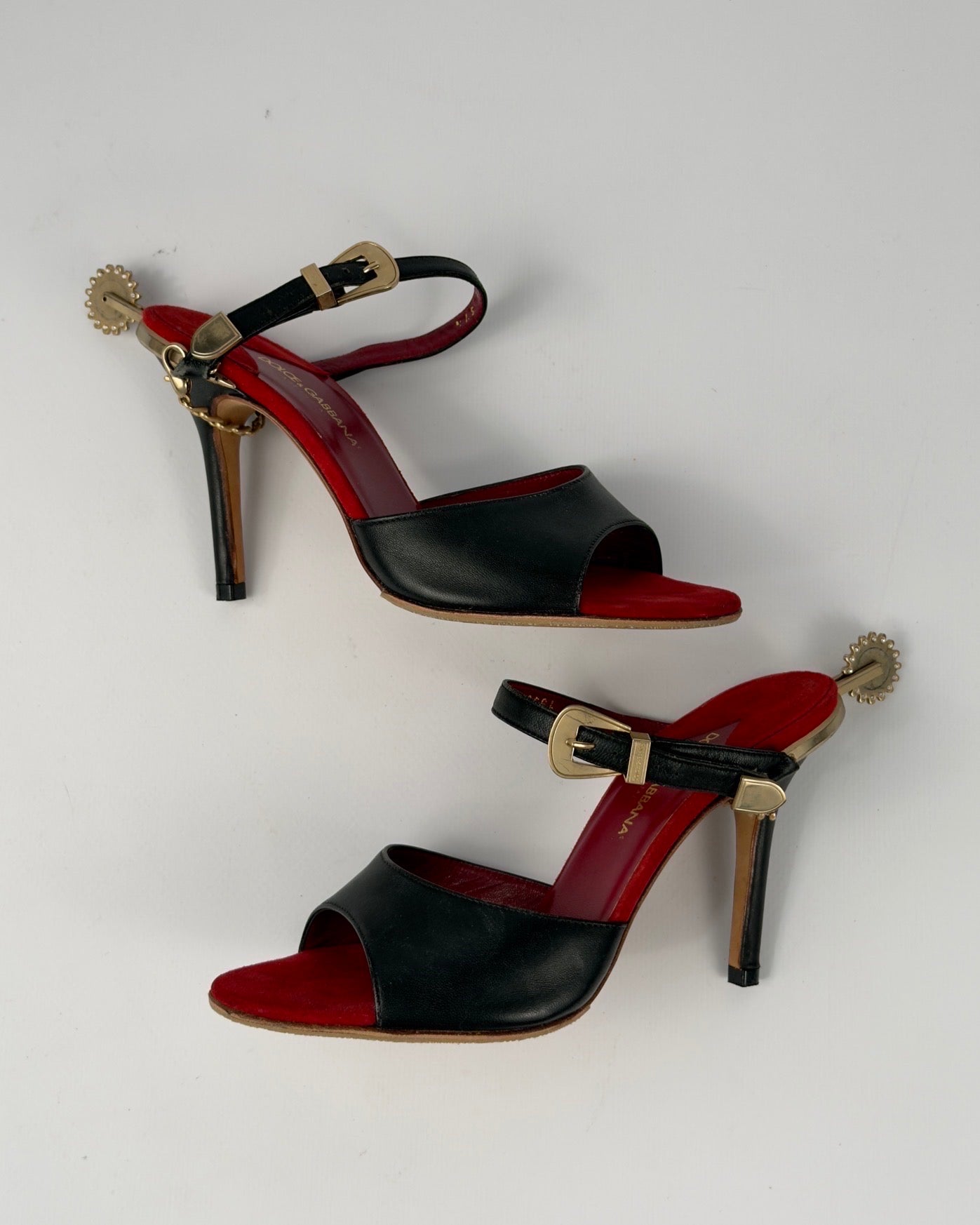Dolce & Gabbana c.2004 Vintage Spur Heels — 37.5/38
