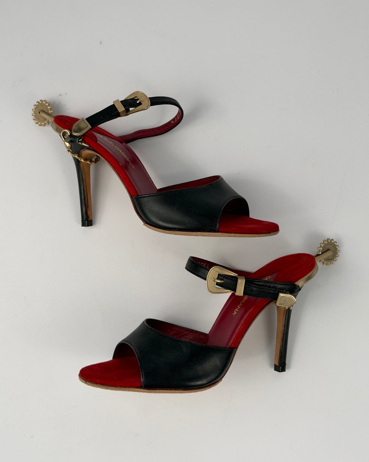 Dolce & Gabbana c.2004 Vintage Spur Heels — 37.5/38