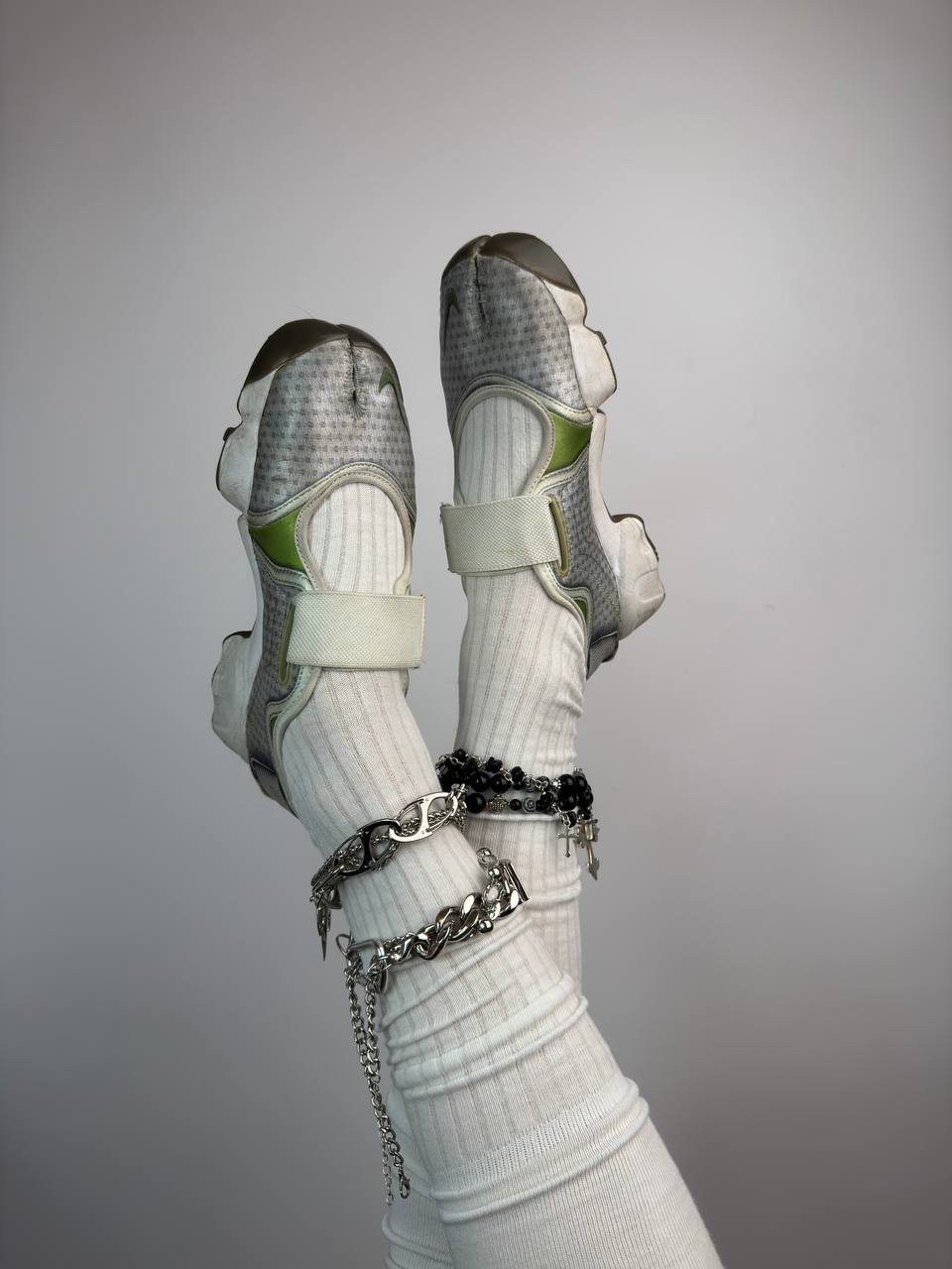 Nike Rift Tabi Vintage Silver Ballet Flats — 36/36.5