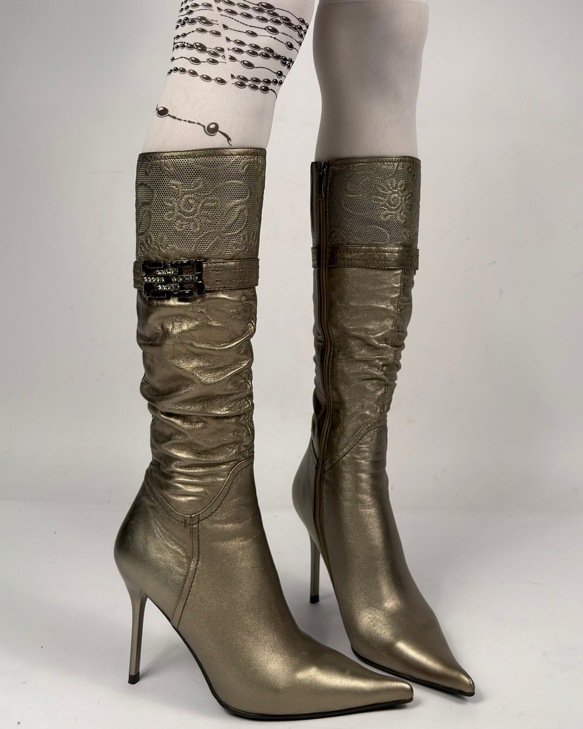 Vintage Leather Boots — 38