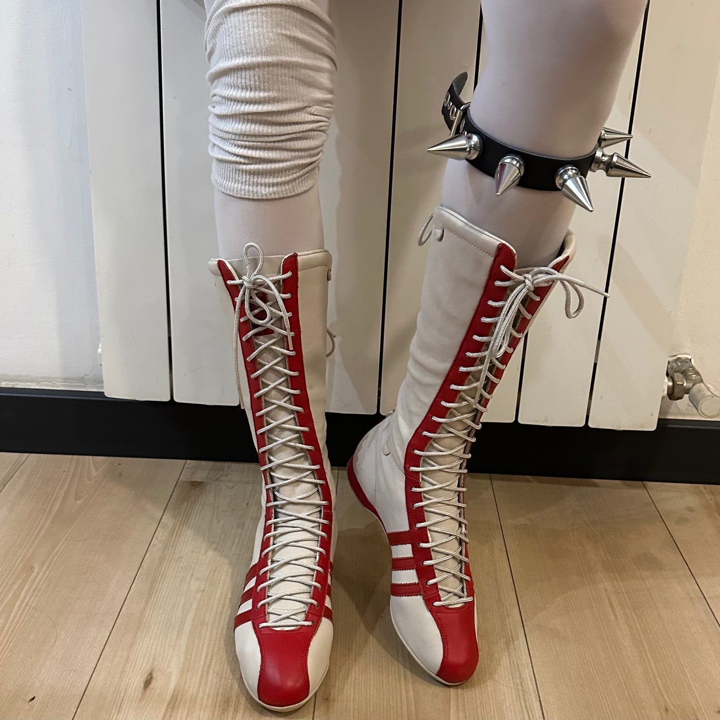 Adidas Santos Vintage Boxing Wrestling Boots 38/40