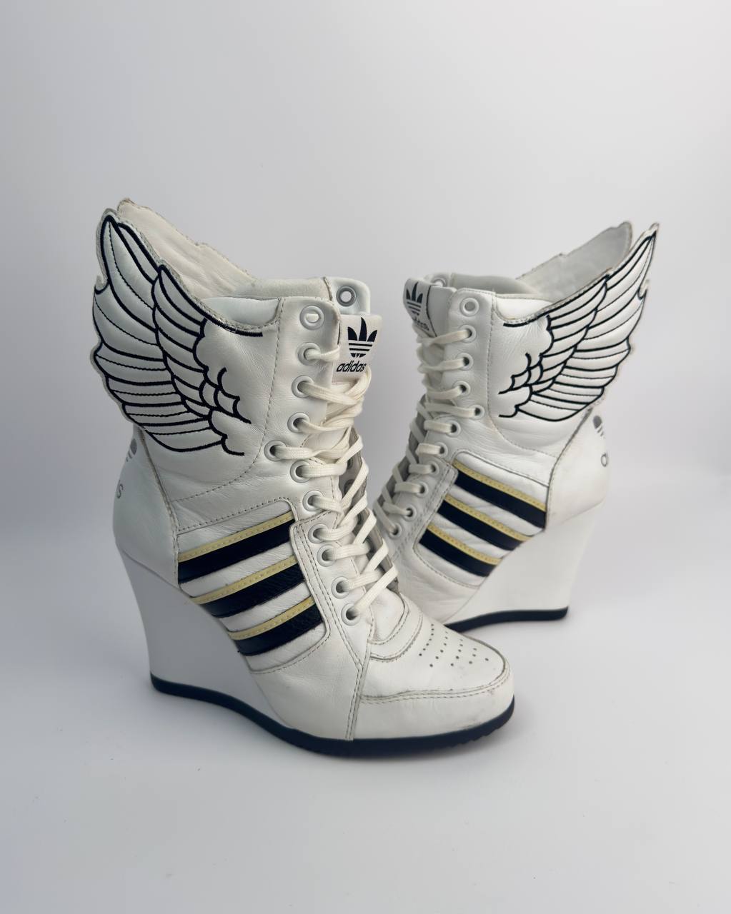 Adidas x Jeremy Scott Wing Wedge Boots — 36.5/37 US6