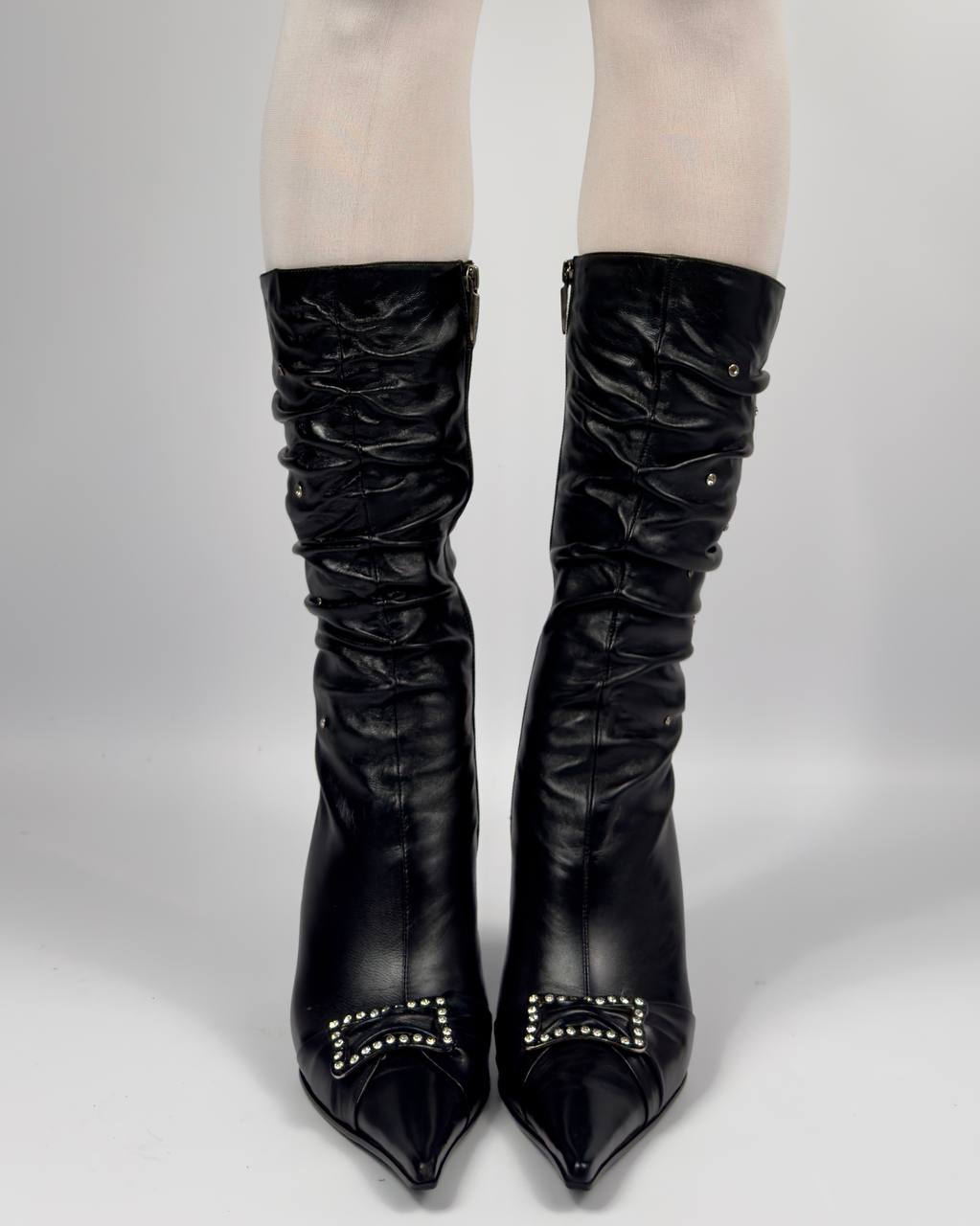 Vintage Italian Leather Boots — 37/38