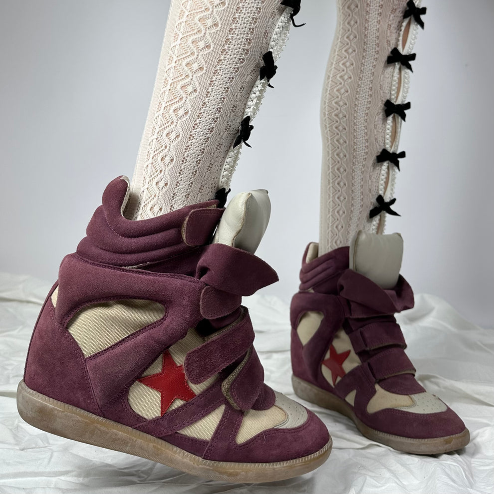 isabel marant wedge sneakers sale