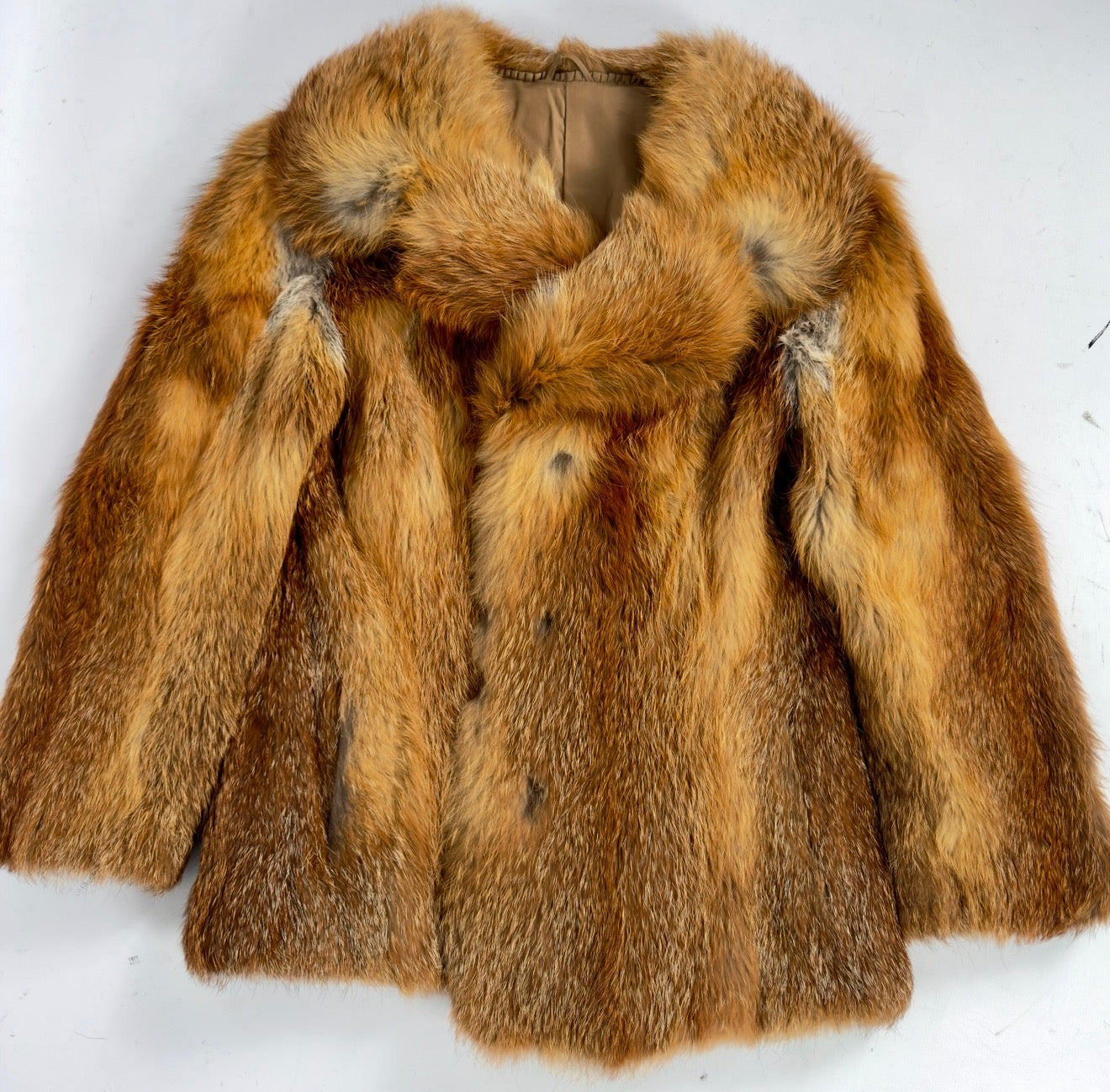Vintage Fox Fur Jacket — XS/S