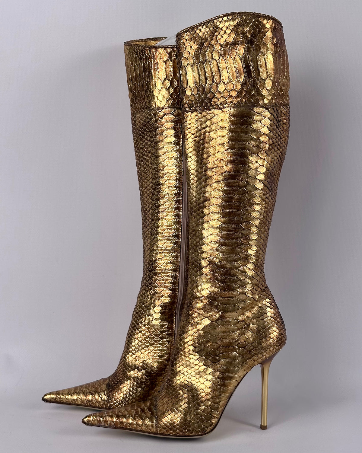 Gianmarco Lorenzi Vintage Leather Boots — 36