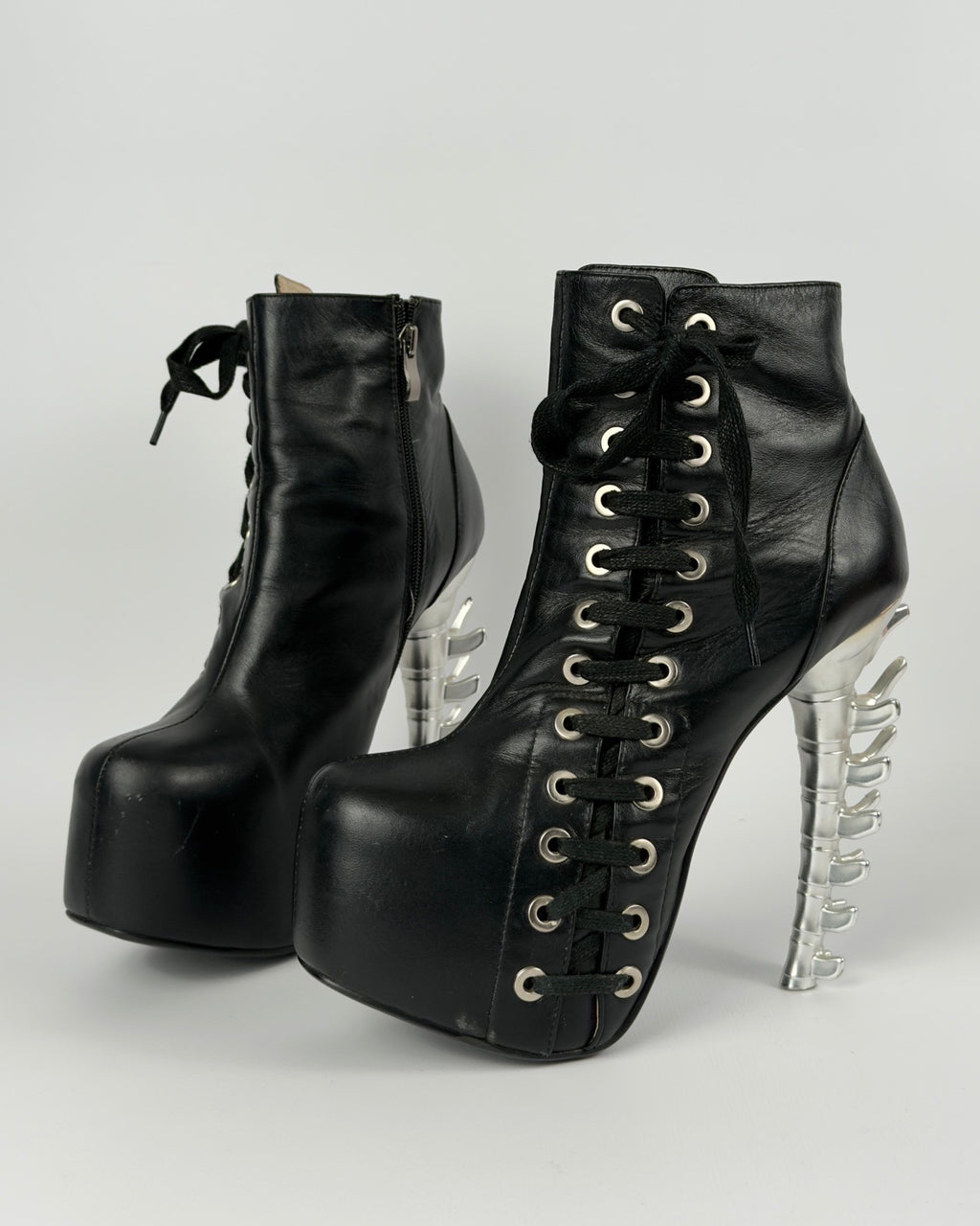 Gianmarco Lorenzi Spine Heel Boots — 40