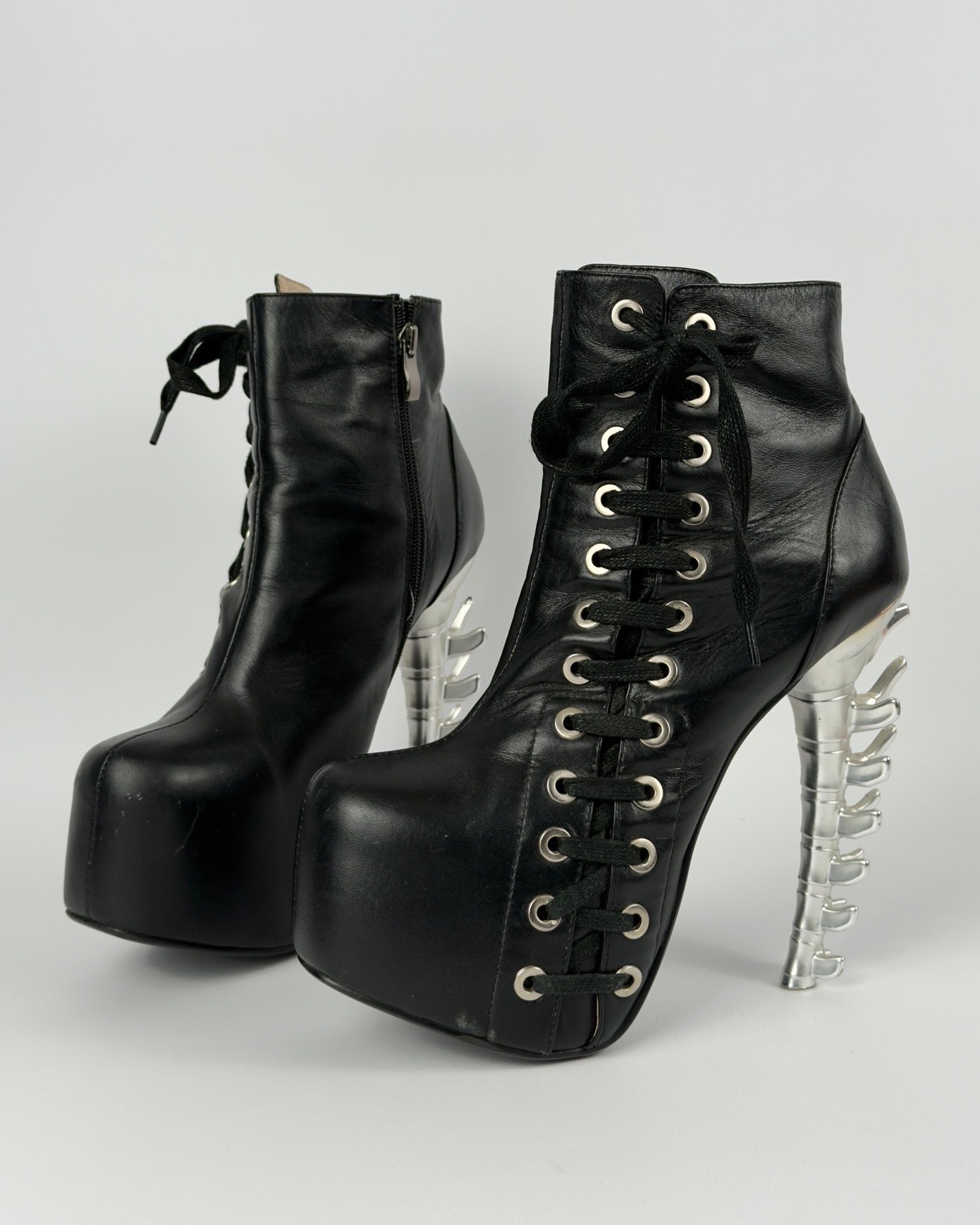 Gianmarco Lorenzi Spine Heel Boots — 40