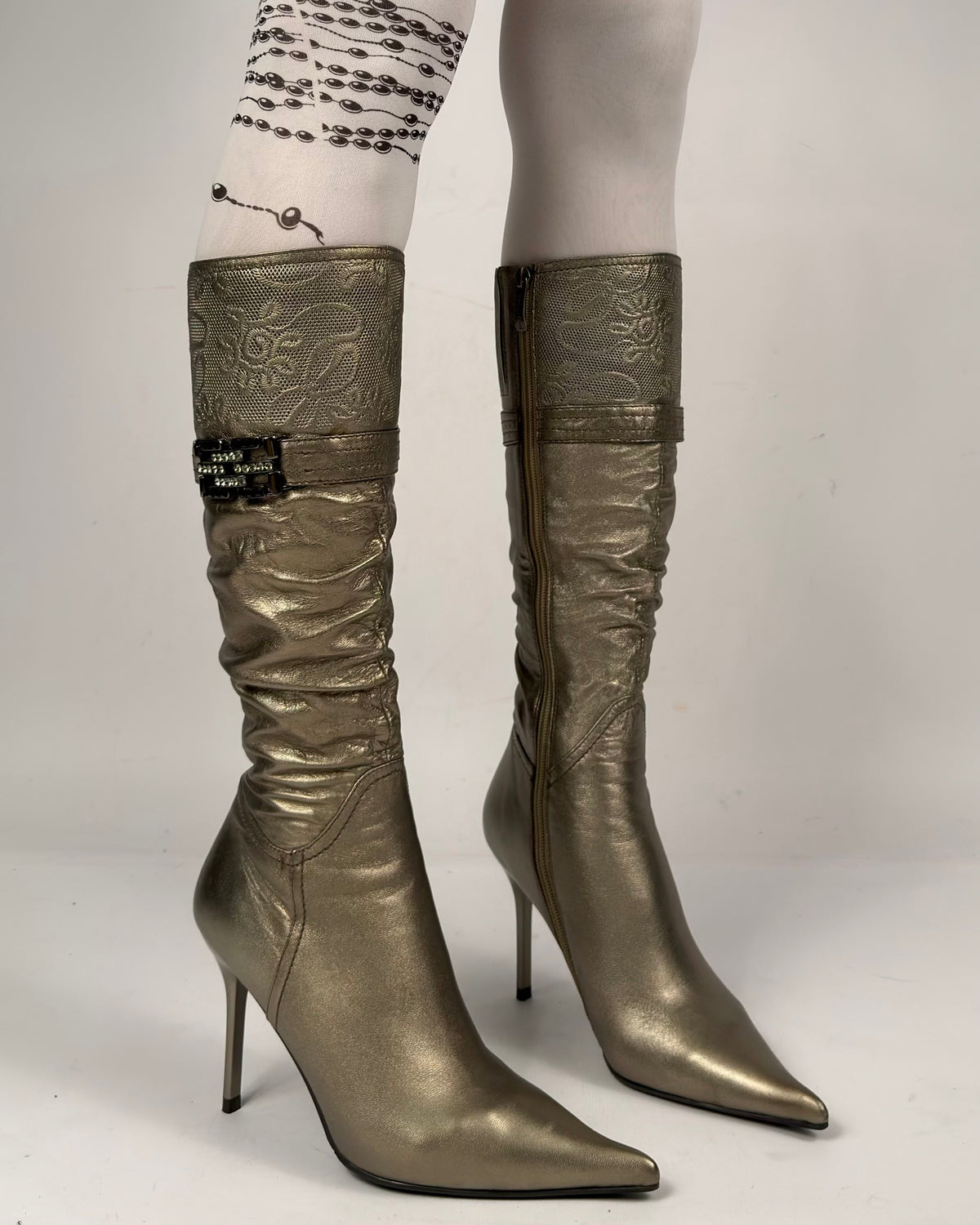 Vintage Leather Boots — 38