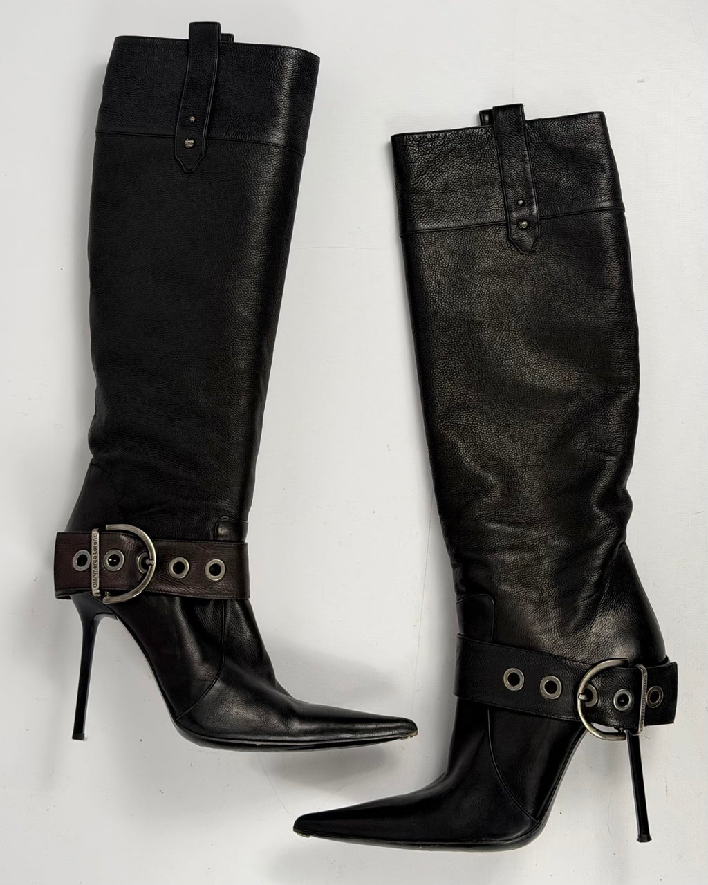 Gianmarco Lorenzi Vintage Buckle Boots — 40