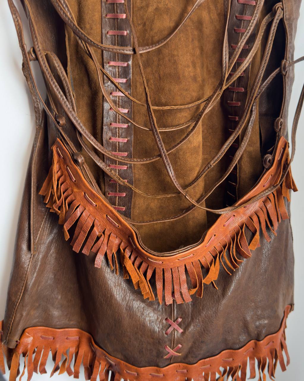 Dsquared2 S/S 2005 Runway Leather Dress