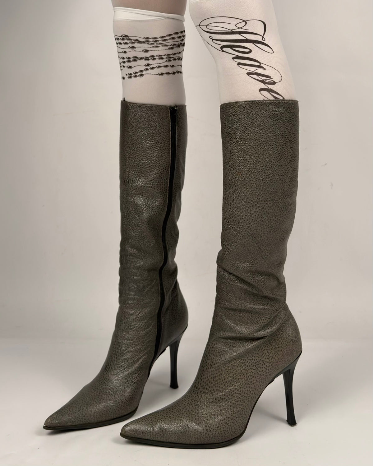 Casadei Vintage Leather Boots — 38.5