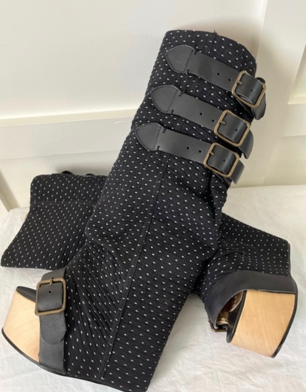 Irregular Choice Mo Money Mo Heel Boots — 39/40