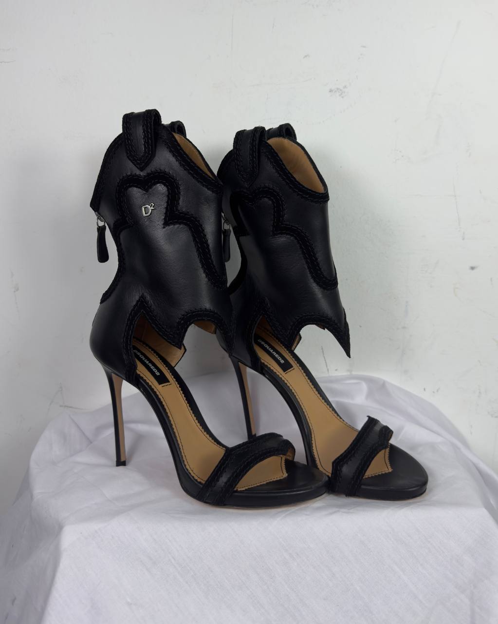 Dsquared2 Rodeo Girl Cowboy Heels 37 & 38 new with box