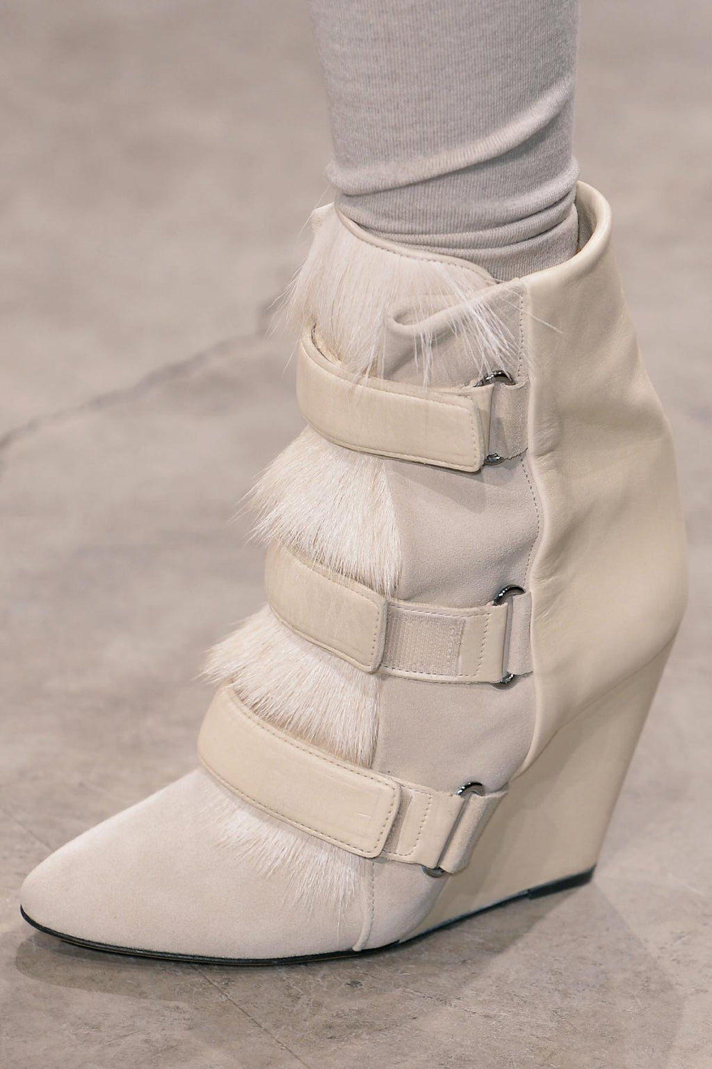 Isabel Marant AW13 Wedge Fur Boots — 36 new with box