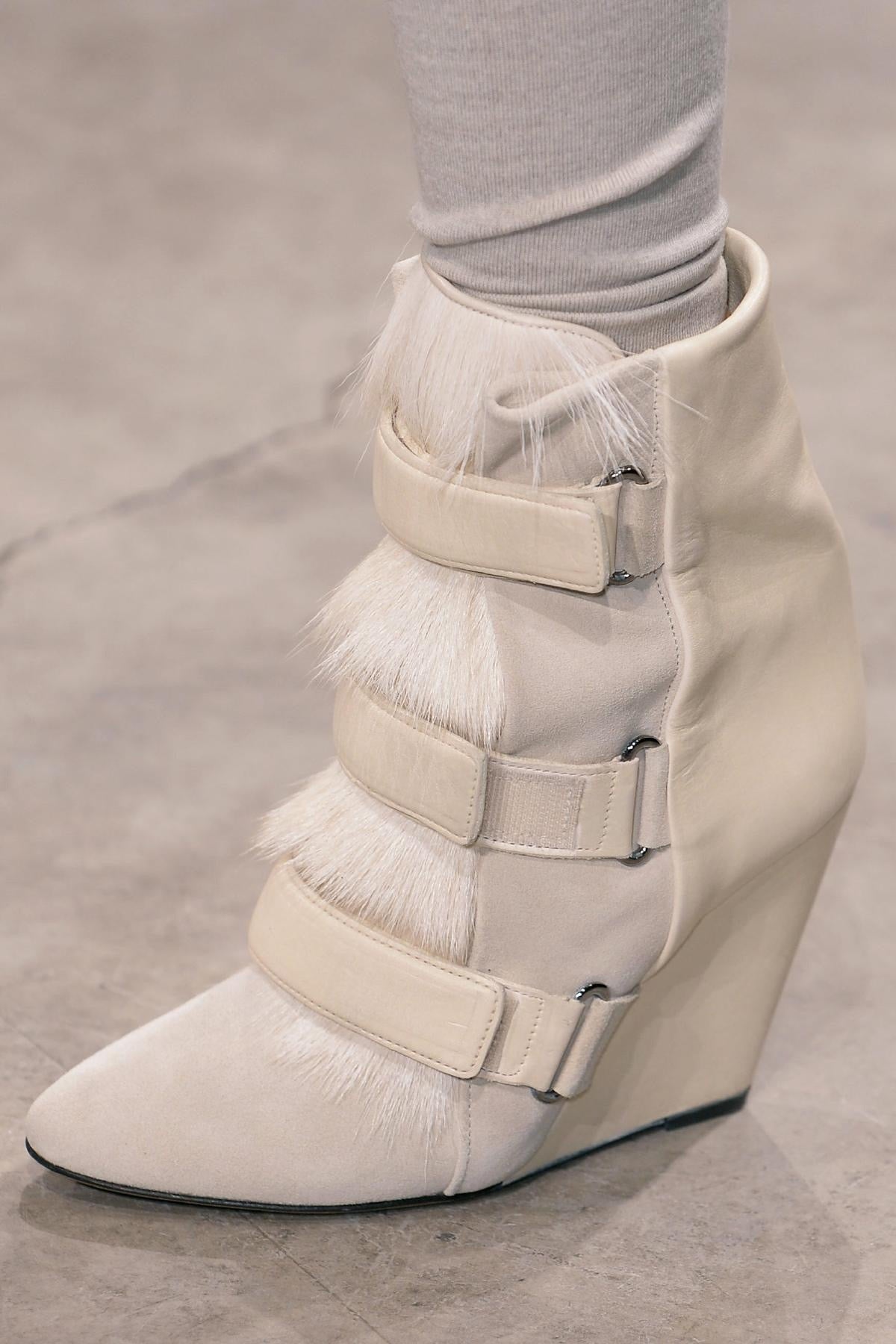 Isabel Marant AW13 Wedge Fur Boots — 36 new with box