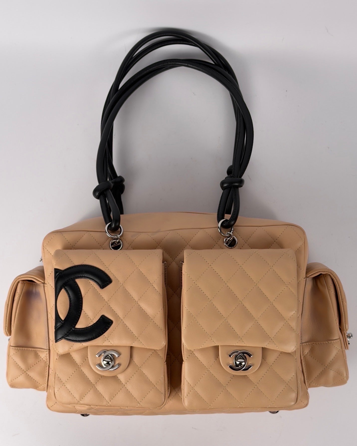 Chanel Cambon 2005 Multipocket Reporter Vintage Bag