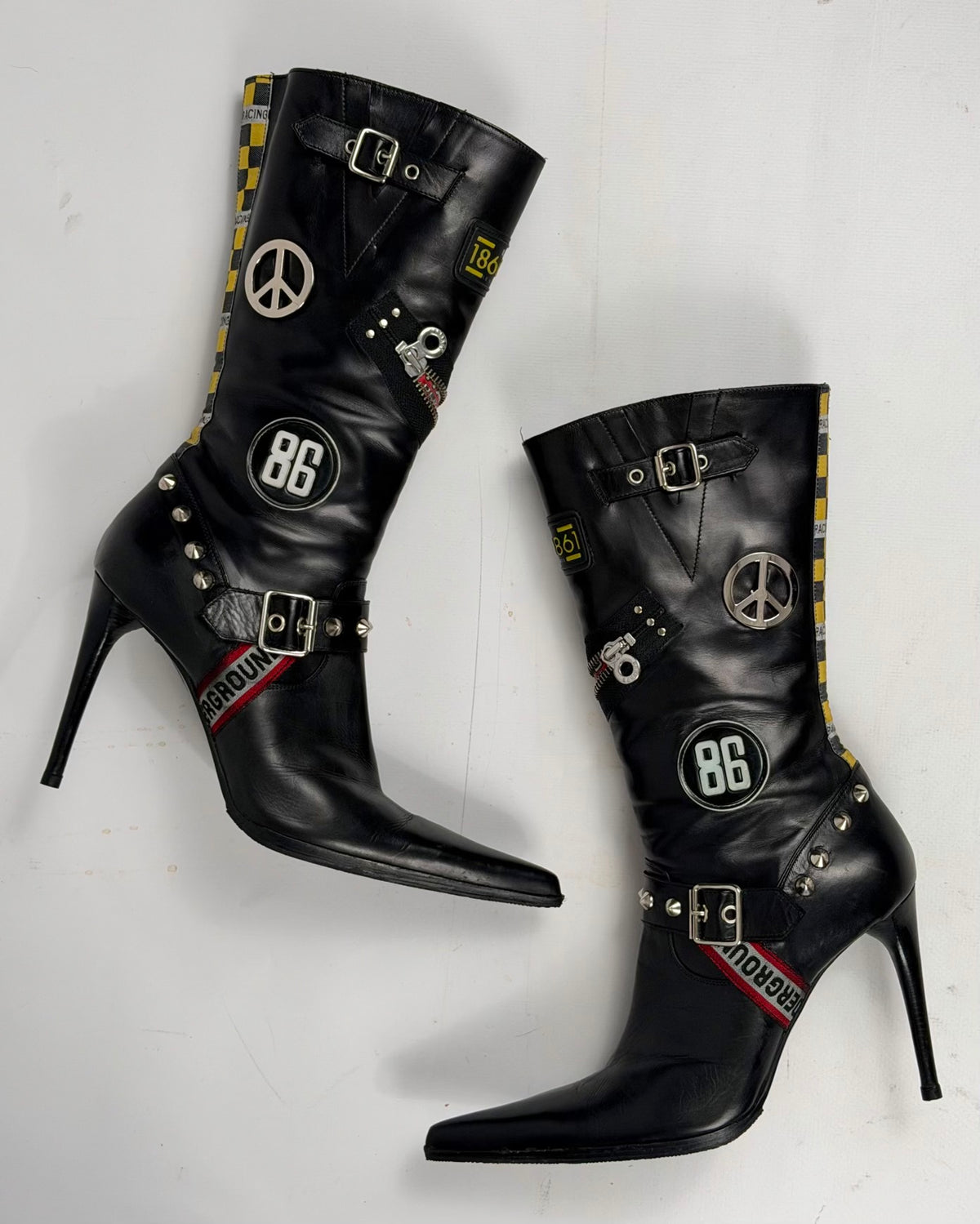Le Silla Vintage Racing Boots — 38