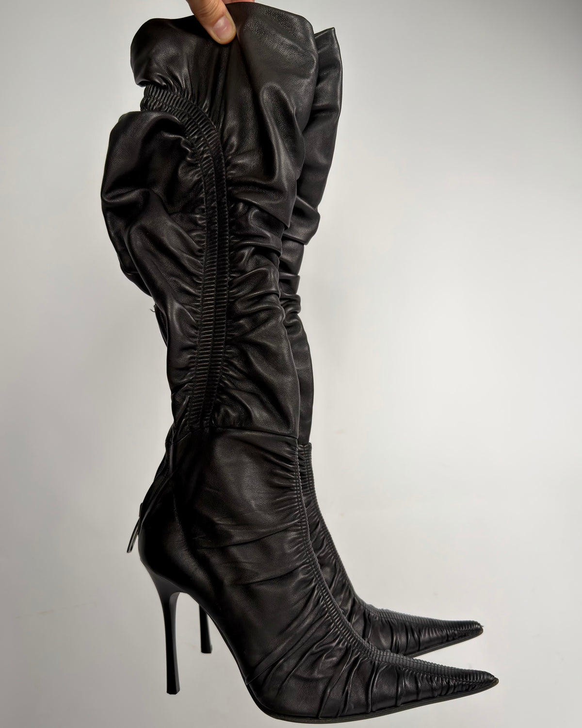 Gianmarco Lorenzi Vintage Leather Boots — 36