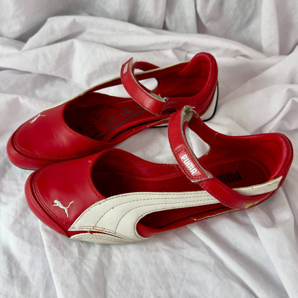 Puma Ferrari Ballet Flats — 37.5/38