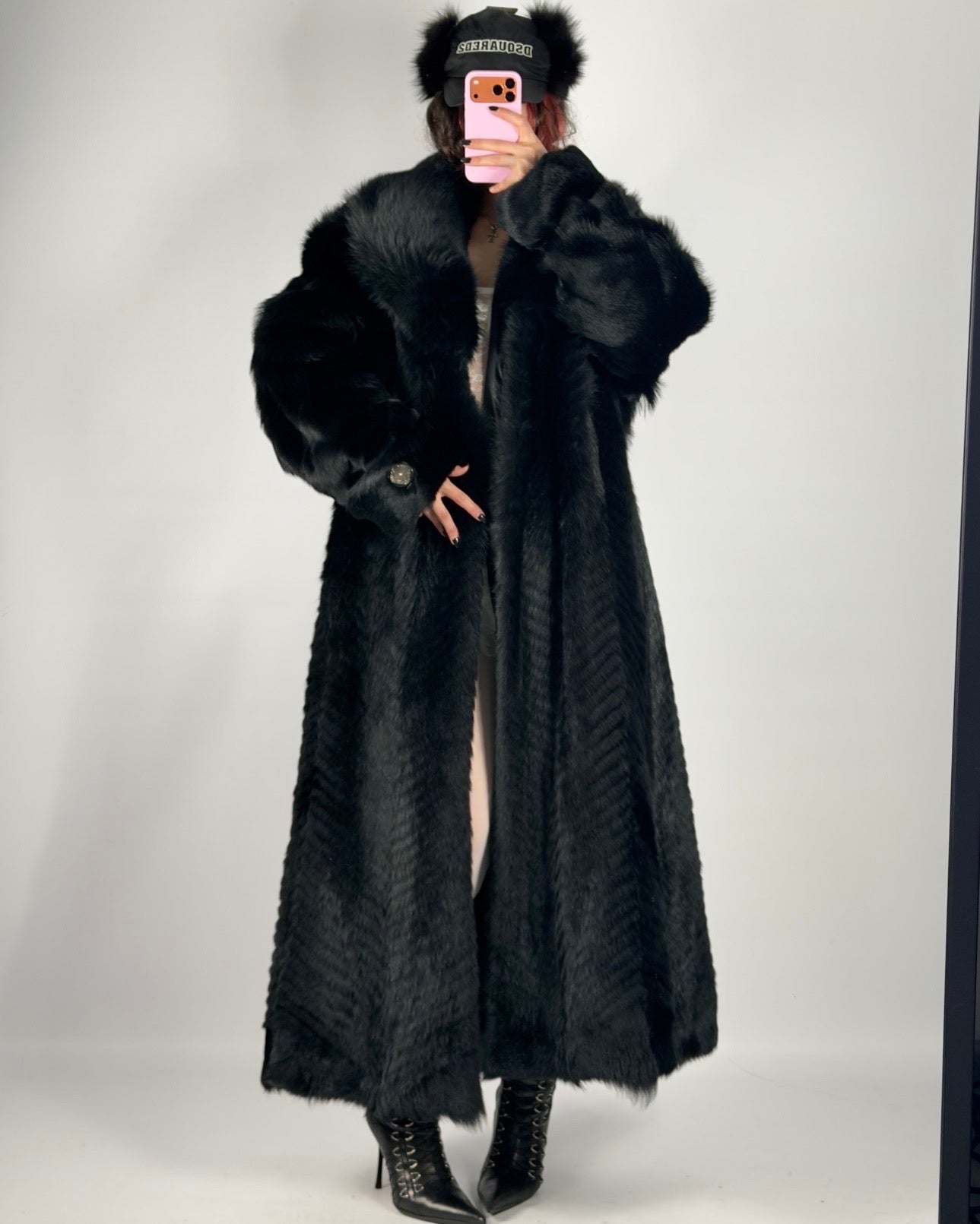 Vintage Fur Coat L/XXL