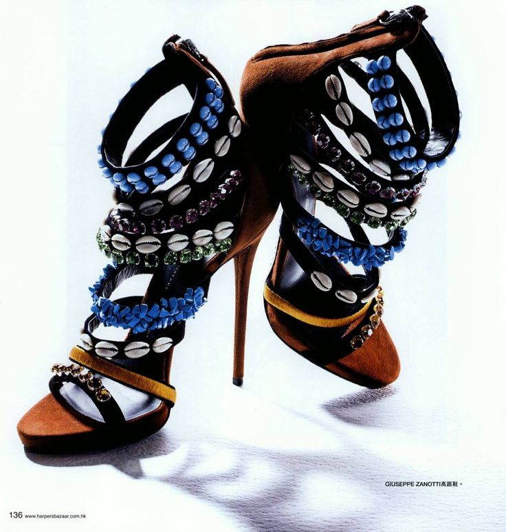 Giuseppe Zanotti Coline Beaded Shell Heels 2014 — 36