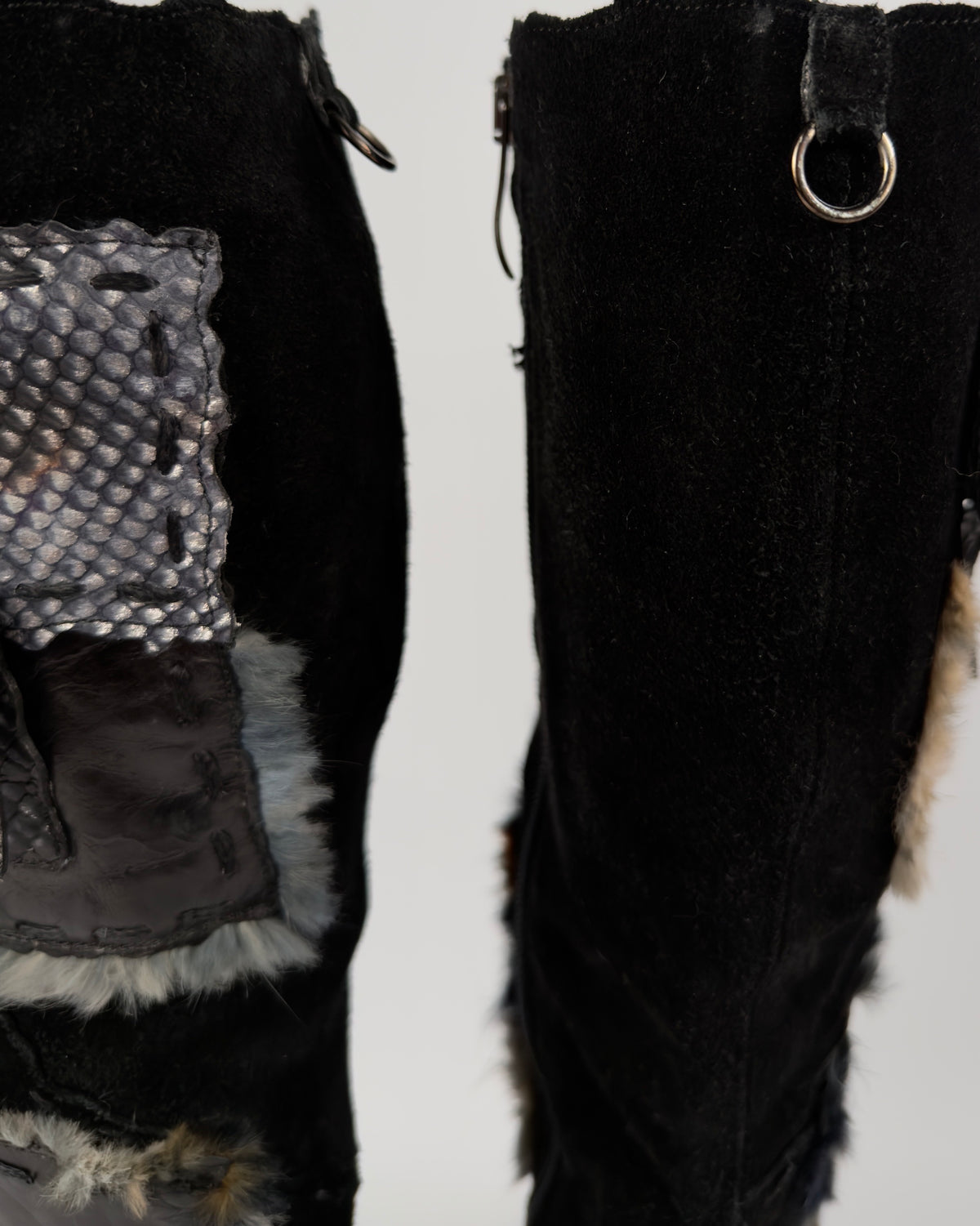 El Dante’s Couture Vintage Cargo Boots — 36