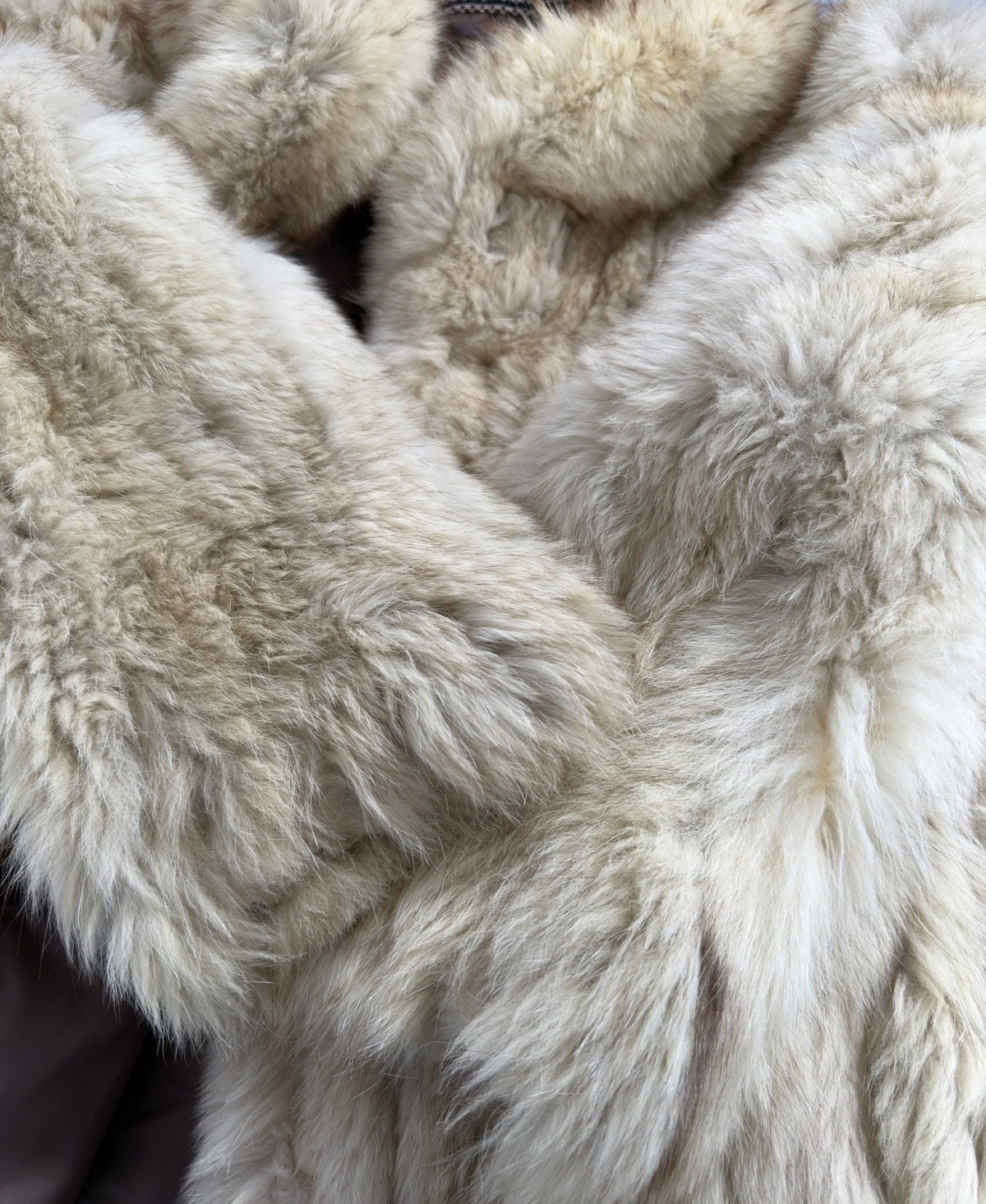 Vintage Arctic Fox Fur Jacket — XS/M