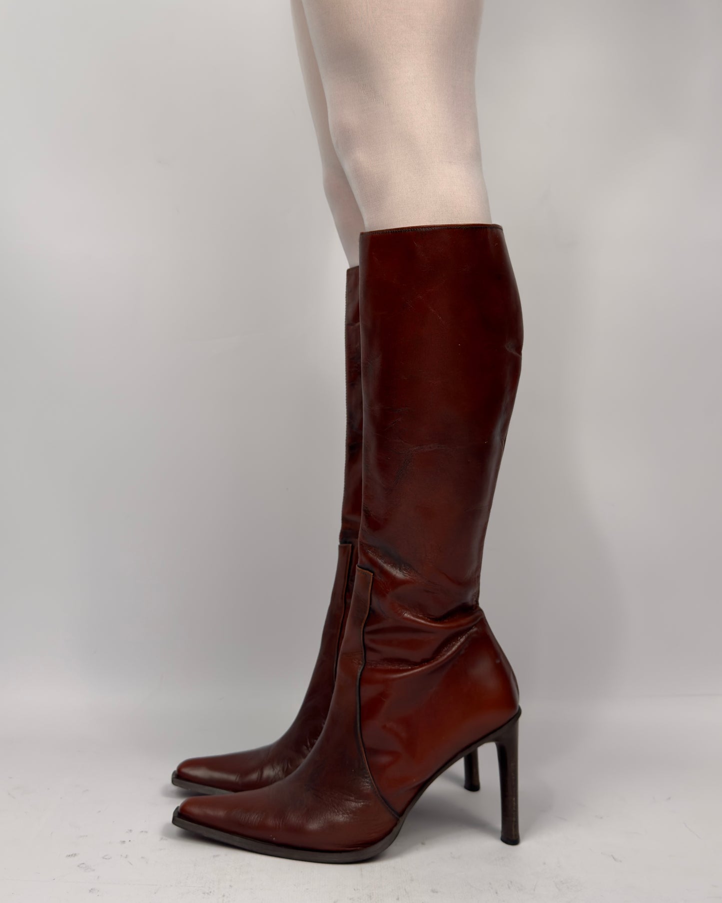 Vintage Italian Leather Boots — 40.5/41
