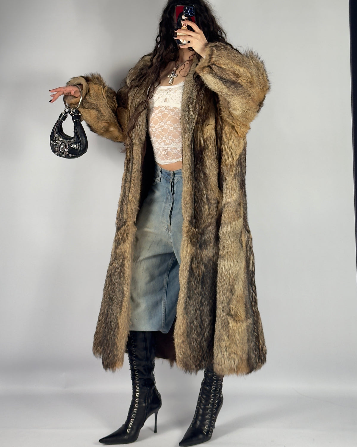Vintage Fur Coat — S/XL