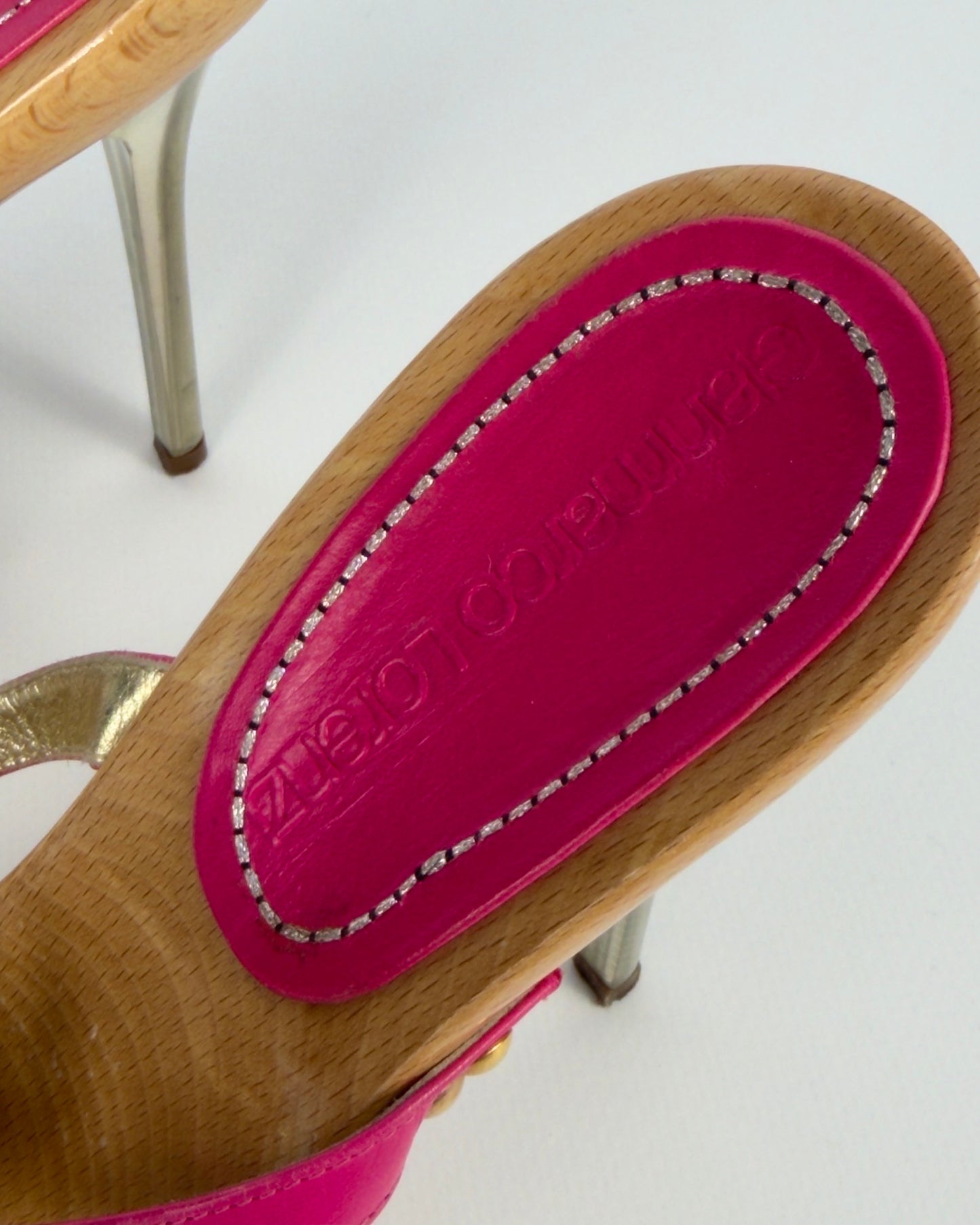Gianmarco Lorenzi Vintage Beetle Heels — 39
