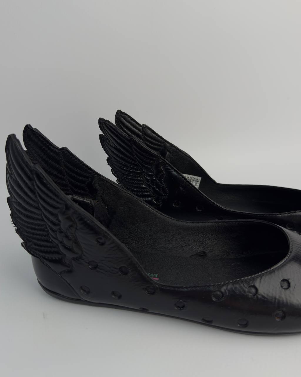 Adidas Jeremy Scott Wing Black Polka Dot Ballet Flats — 36/36.5 US5.5