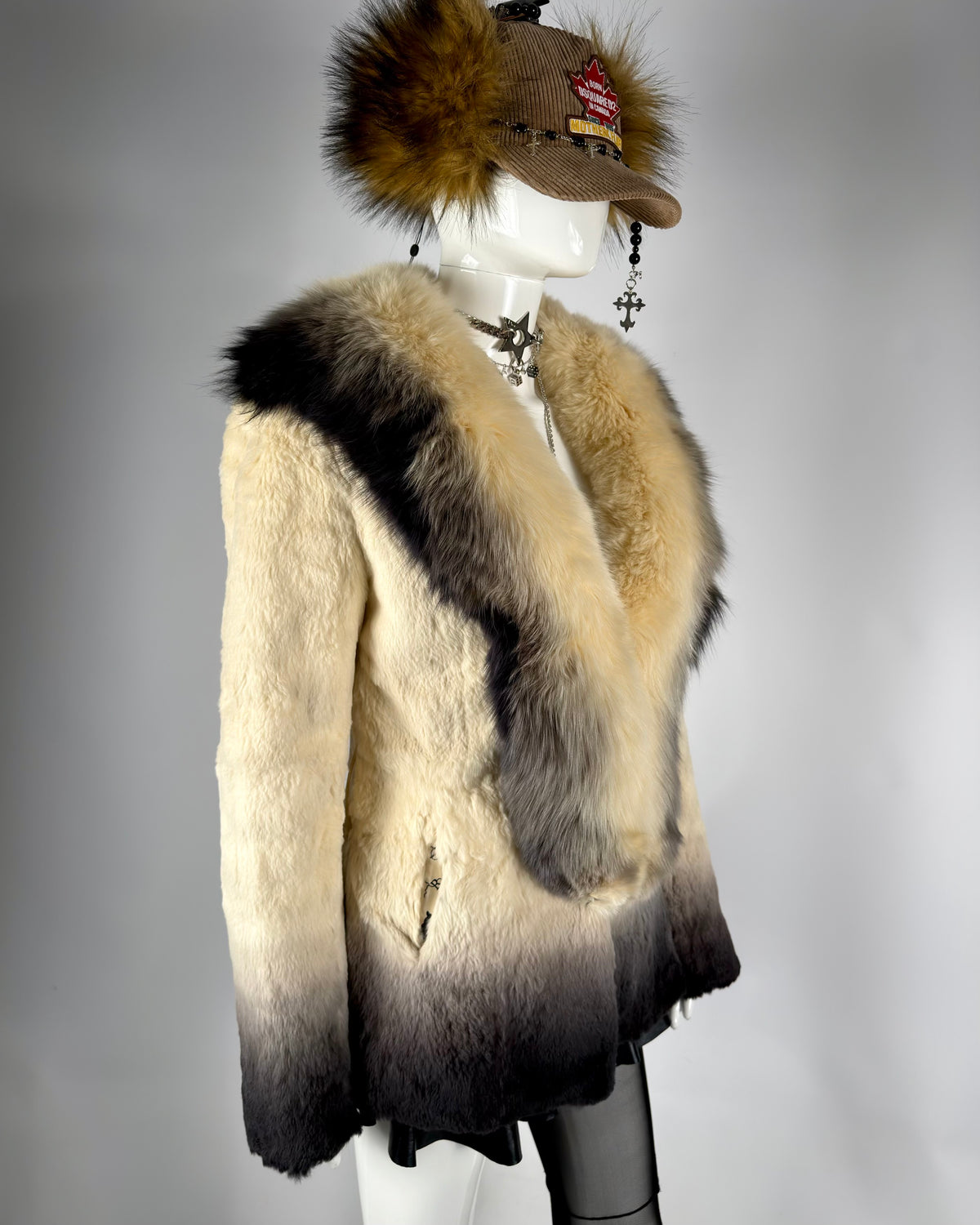 Vintage Fox Fur Jacket — XS/M