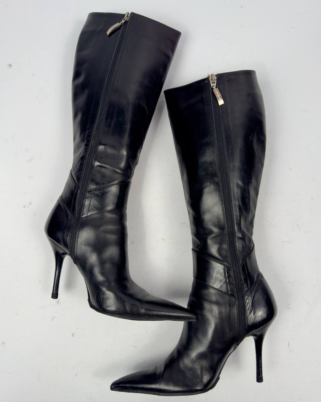 Cesare Paciotti Vintage Italian Scorpion Leather Boots — 37