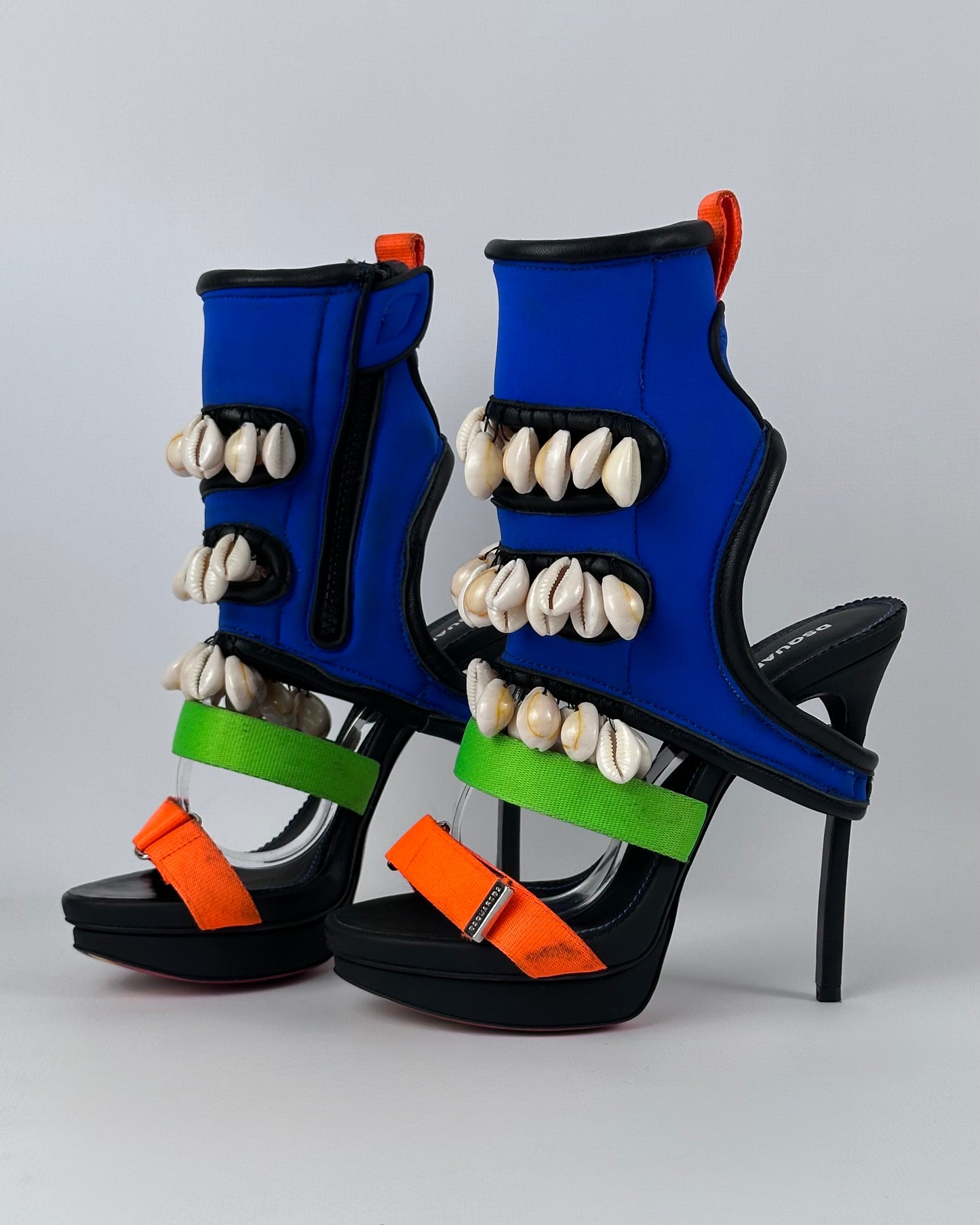 Dsquared Spring 2016 “Surfer’s Paradise” Seashell Heels — 38