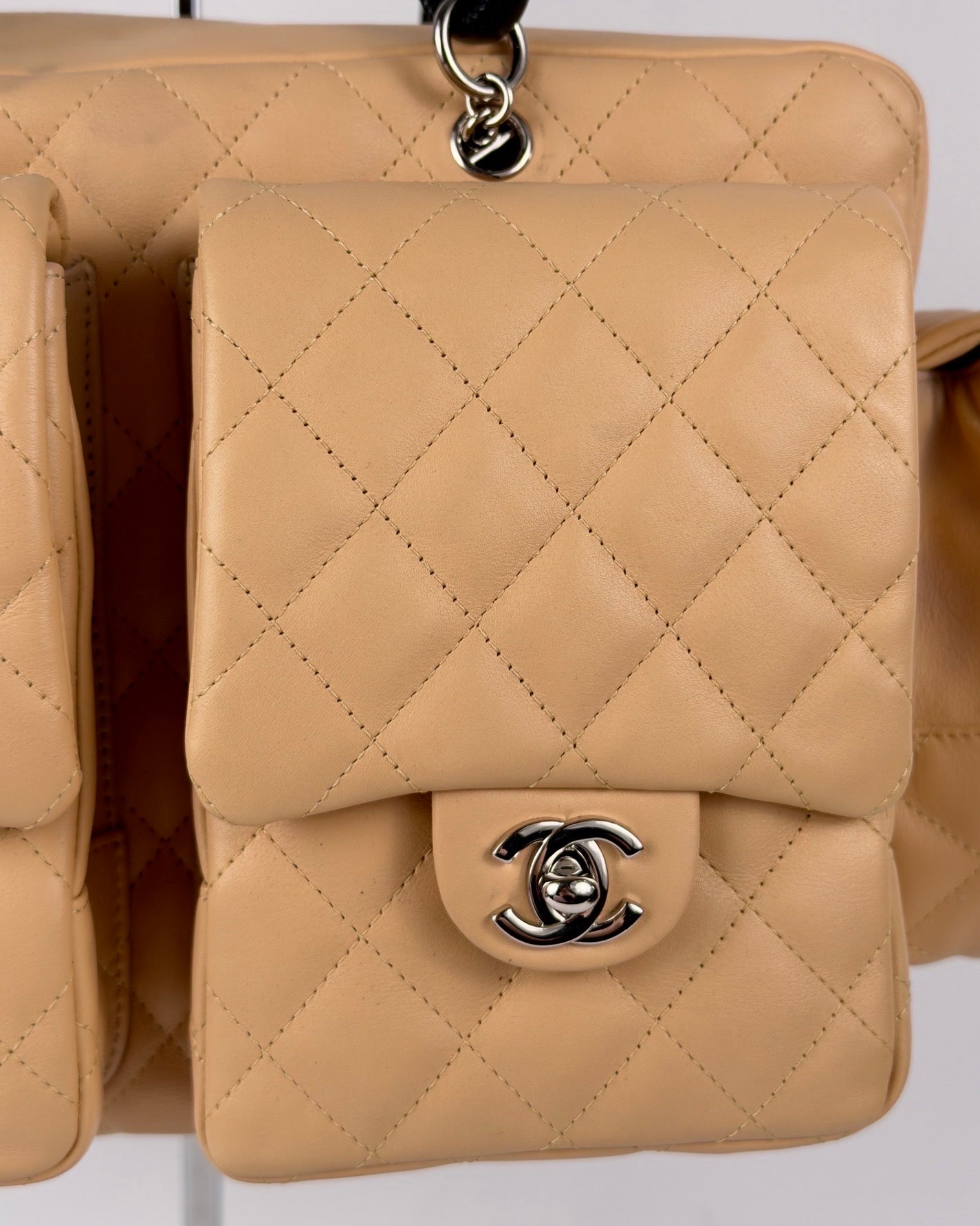 Chanel Cambon 2005 Multipocket Reporter Vintage Bag