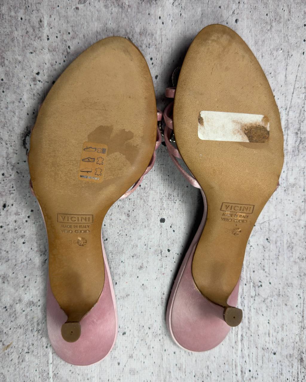 Giuseppe Zanotti S/S 2001 Butterfly Pastel Heels 36/37 - NEVER WORN