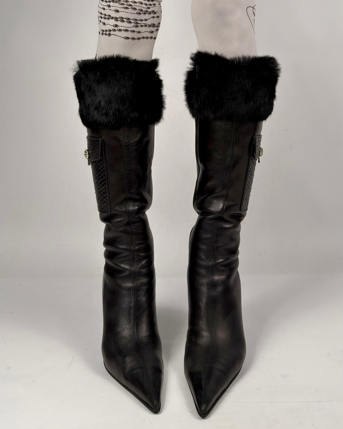 Vintage Italian Leather Boots — 39
