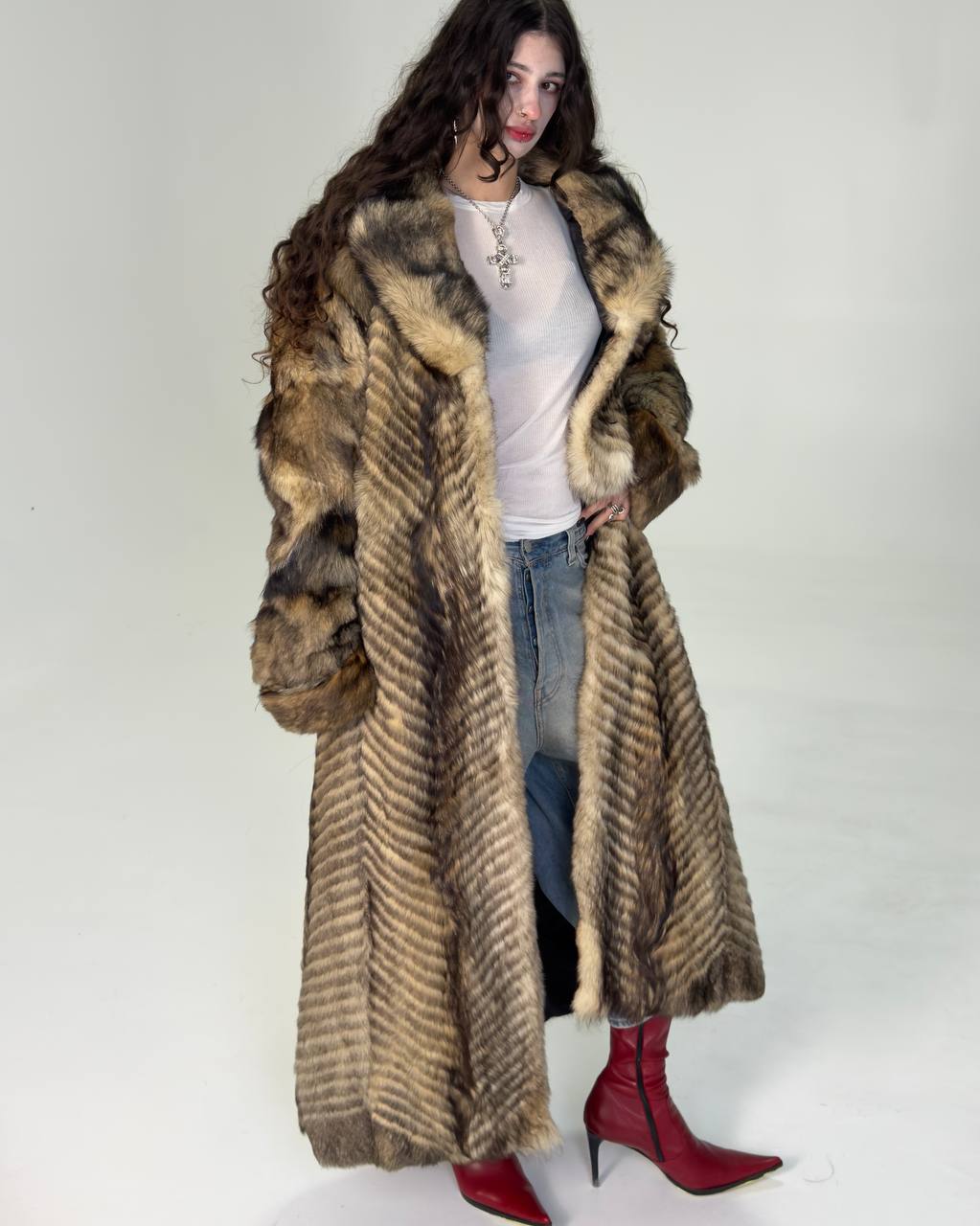 Vintage Long Fur Coat